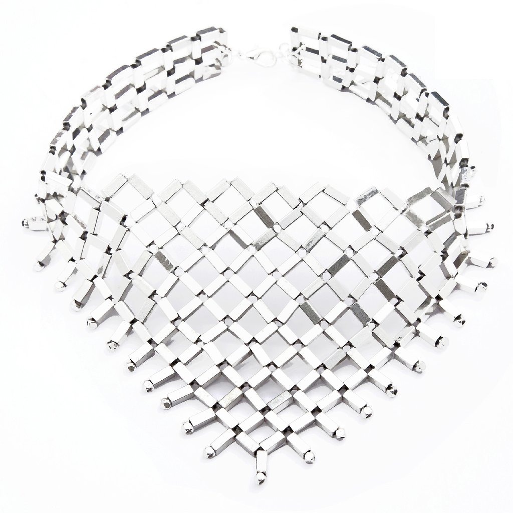MERIDIAN NECK PIECE - SILVER