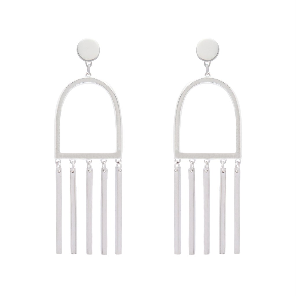 SUPERNOVA EARRINGS - SILVER