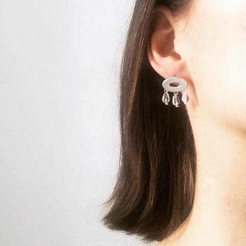 COSMOS EARRINGS - SILVER