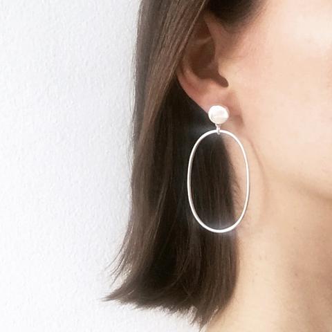 ORBIT EARRINGS - SILVER
