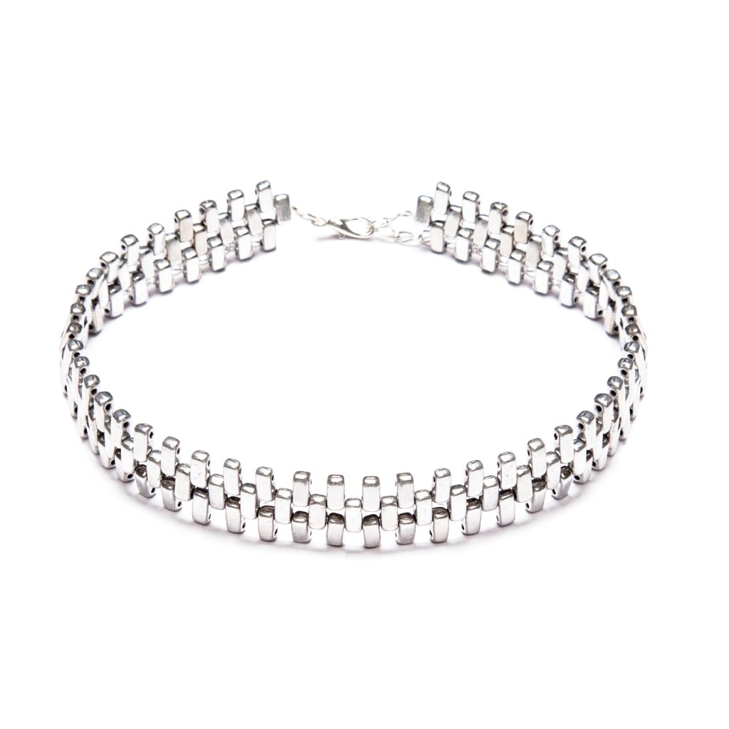 LYNX CHOKER - SILVER